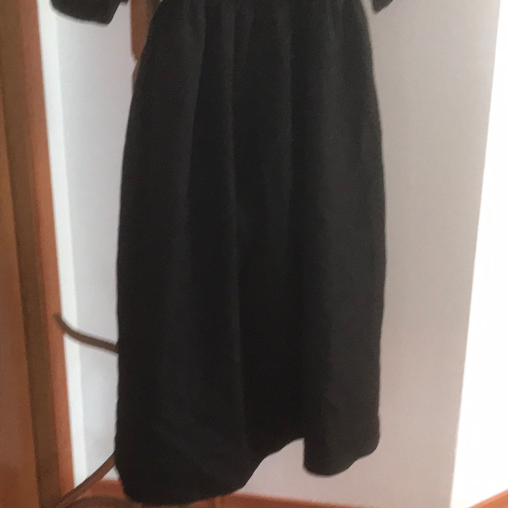 Elegant Black Midi Dress Korean Dazy - Picture 4 of 4